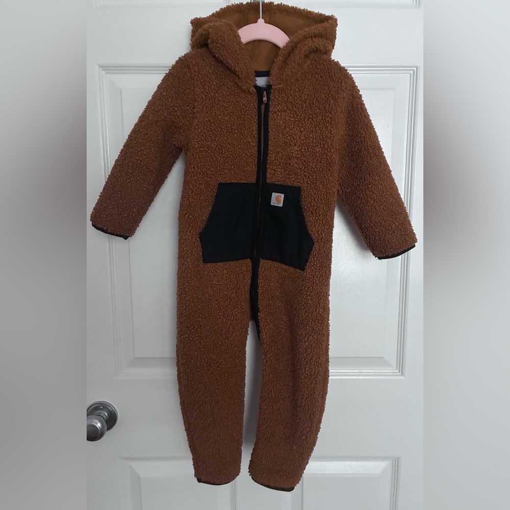 Carhartt 24M Zip-Front Sherpa Coverall Hoodie